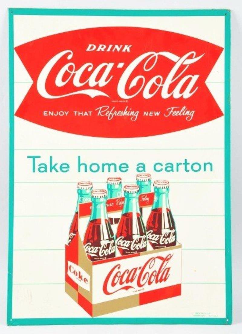 Coca Cola With Bottle Tin Signs Value & Price Guide