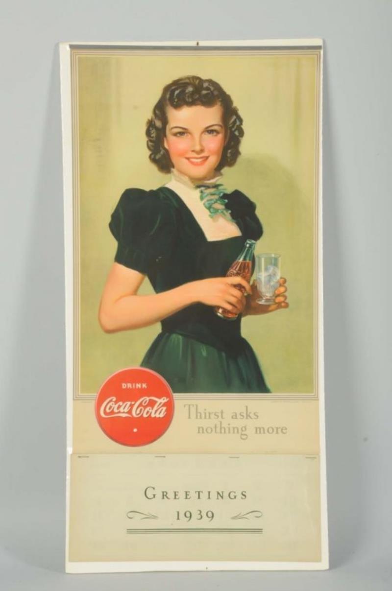 1939 Coca-Cola Calendar.