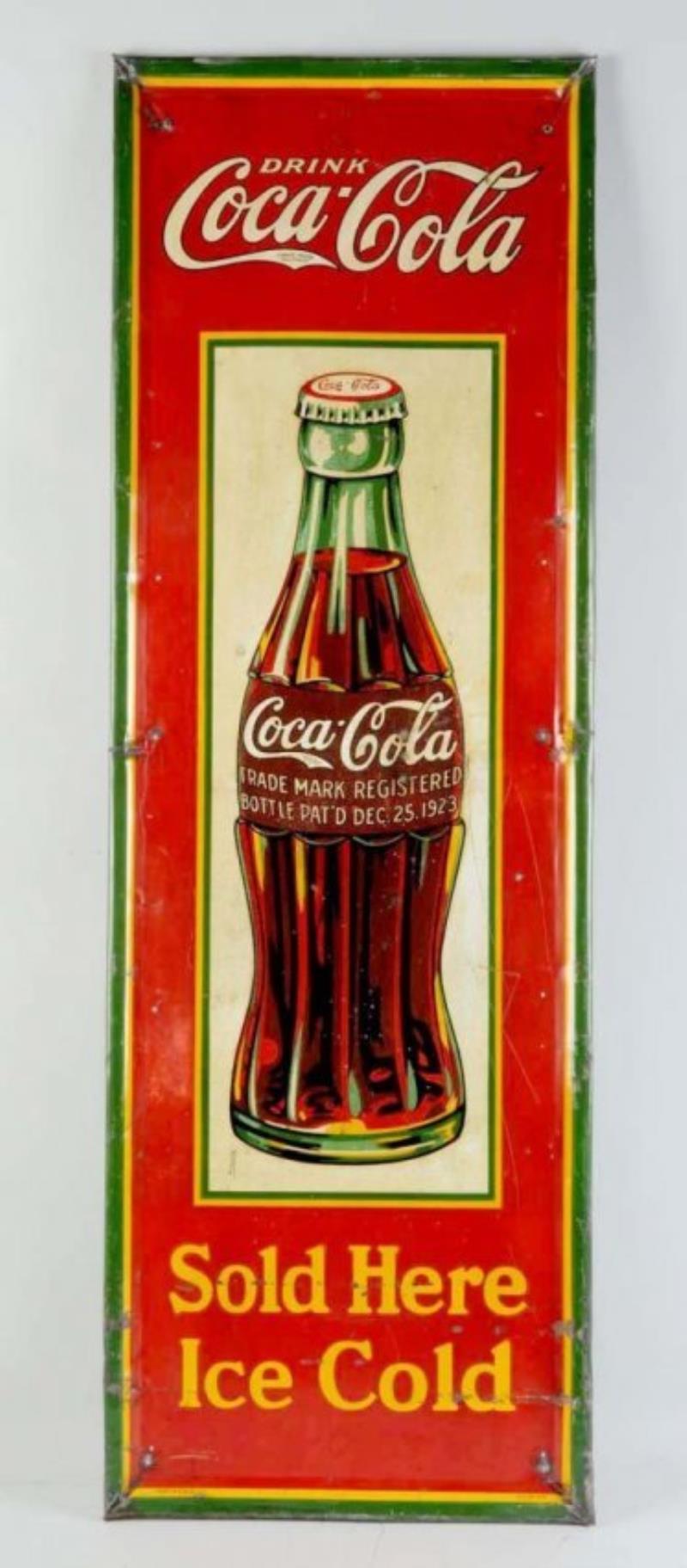 1932 Coca - Cola Tin Sign