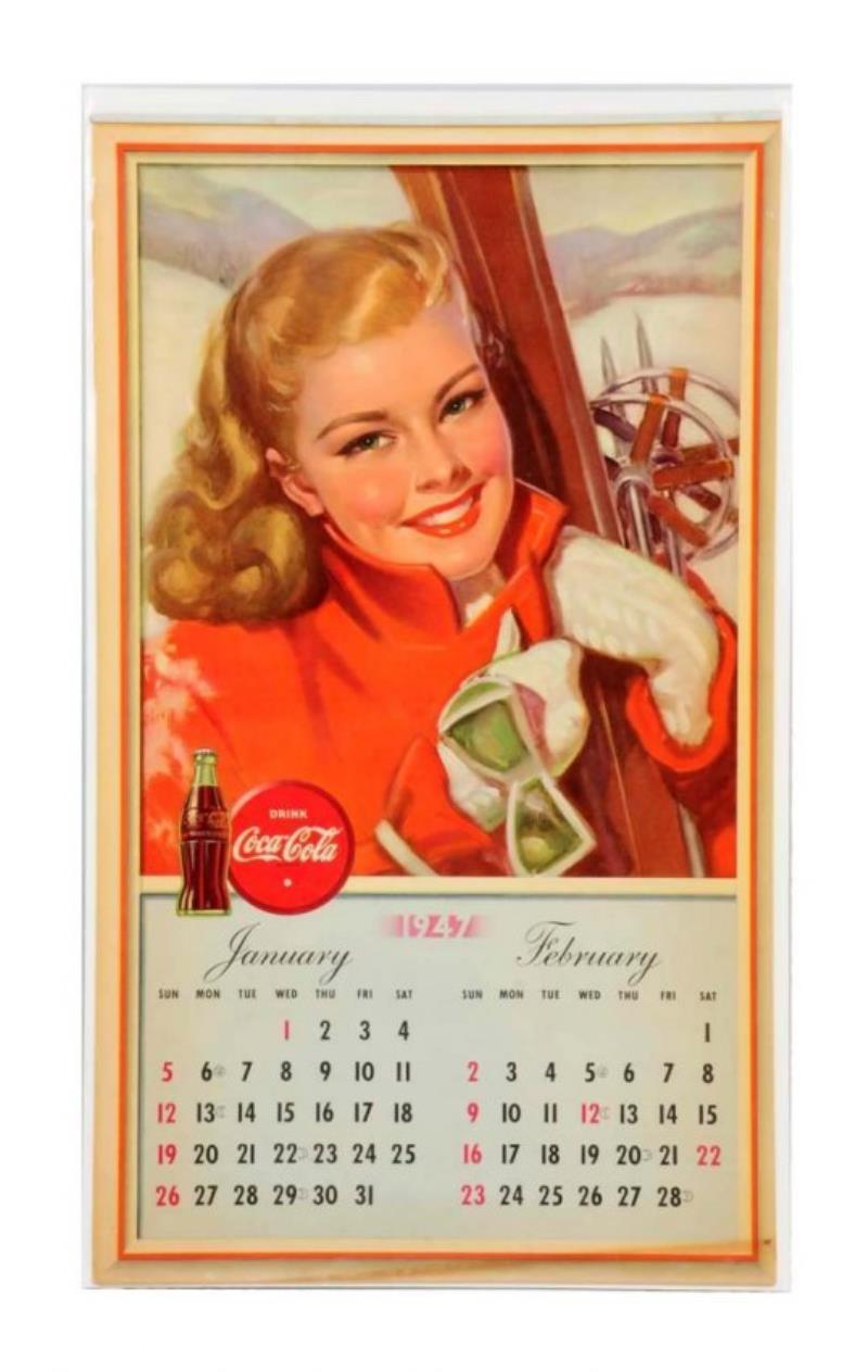 1947 Coca - Cola Calendar