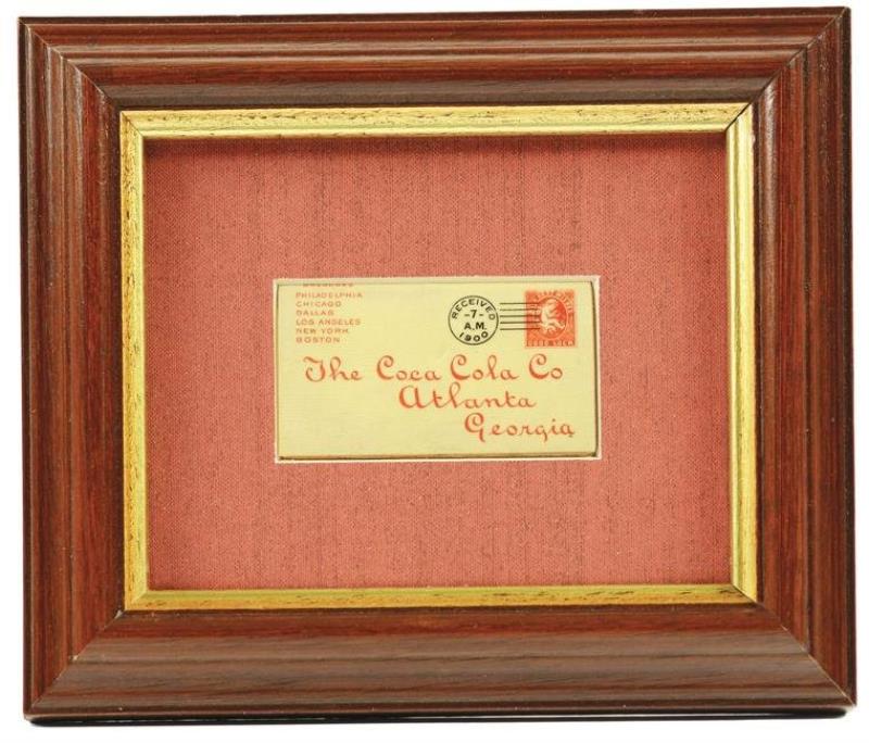 1900 Coca-Cola Celluloid Stamp Holder