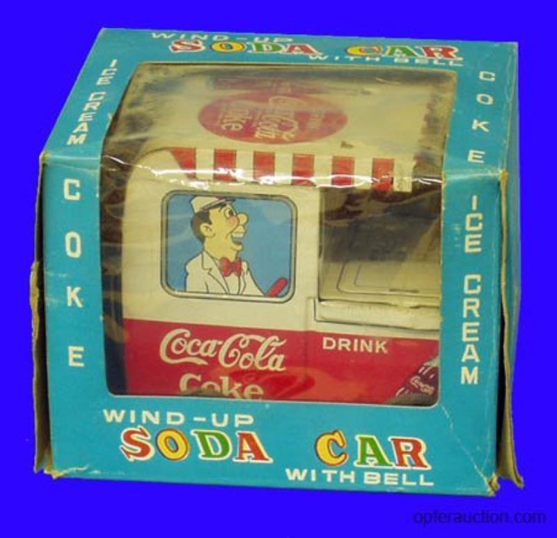 COCA-COLA SODA CAR WITH BELL TOY