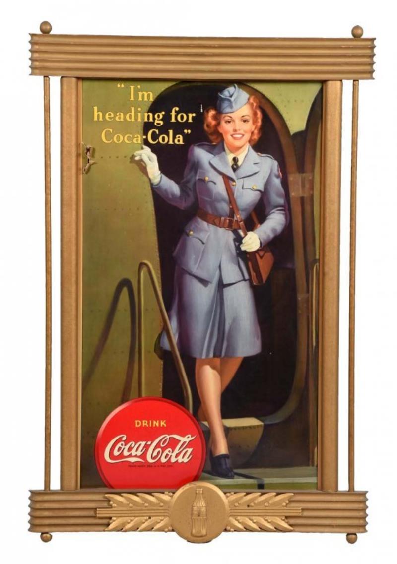 1942 Kay Displays Coca-Cola Advertising Sign