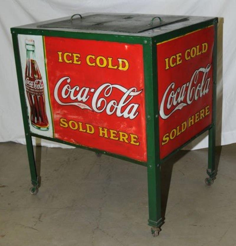 LATE 1920'S TO VERY EARLY 1930'S COCA-COLA COOLER