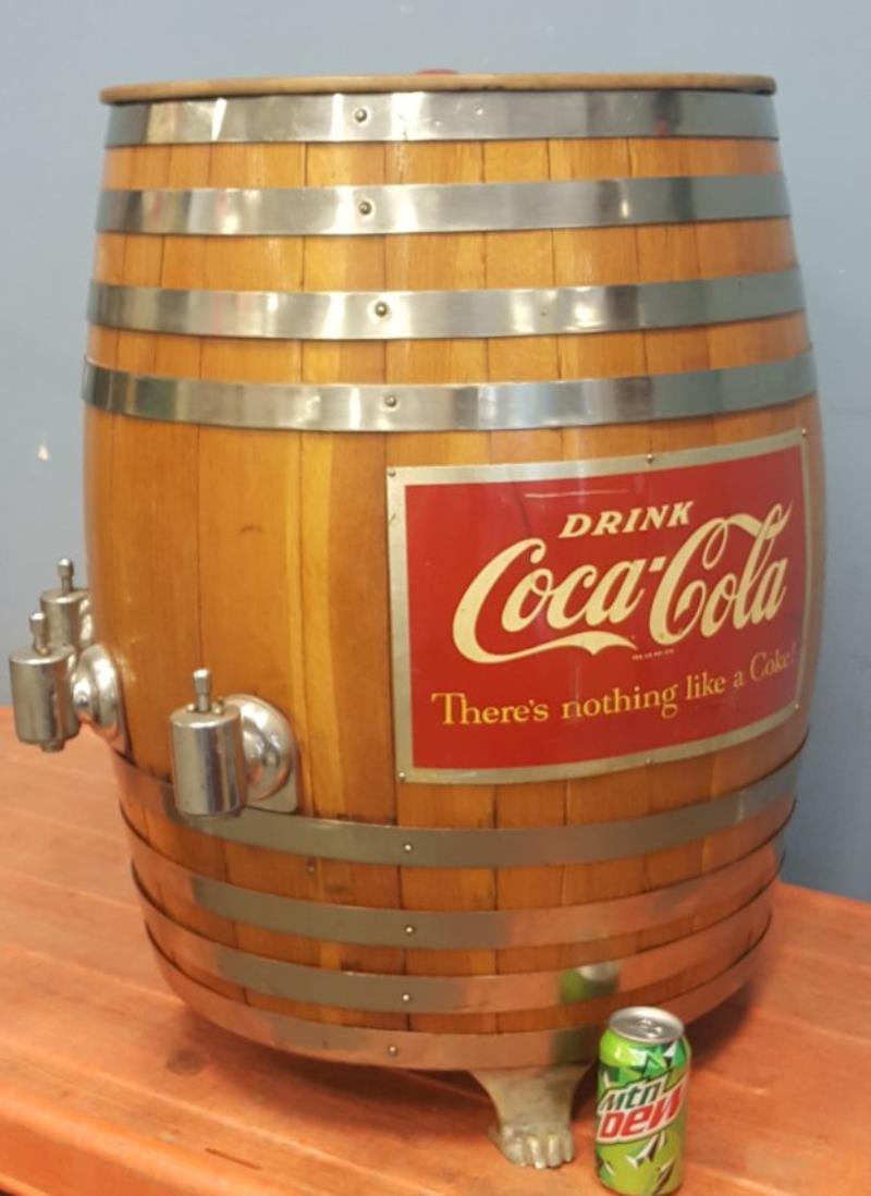 Coca Cola Barrel Fountain Dispenser