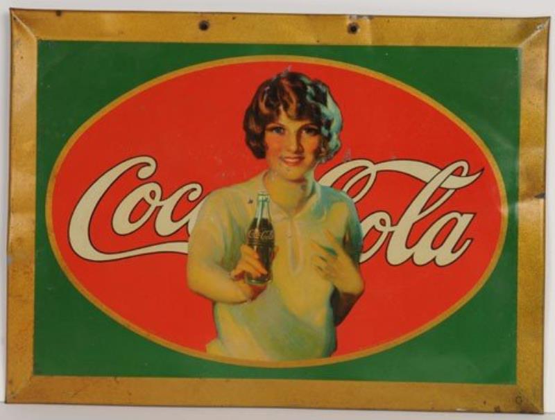 1926 COCA-COLA TIN SIGN