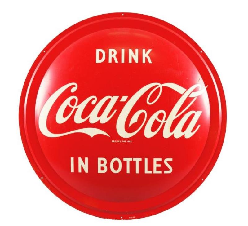 Drink Coca-Cola Button Sign