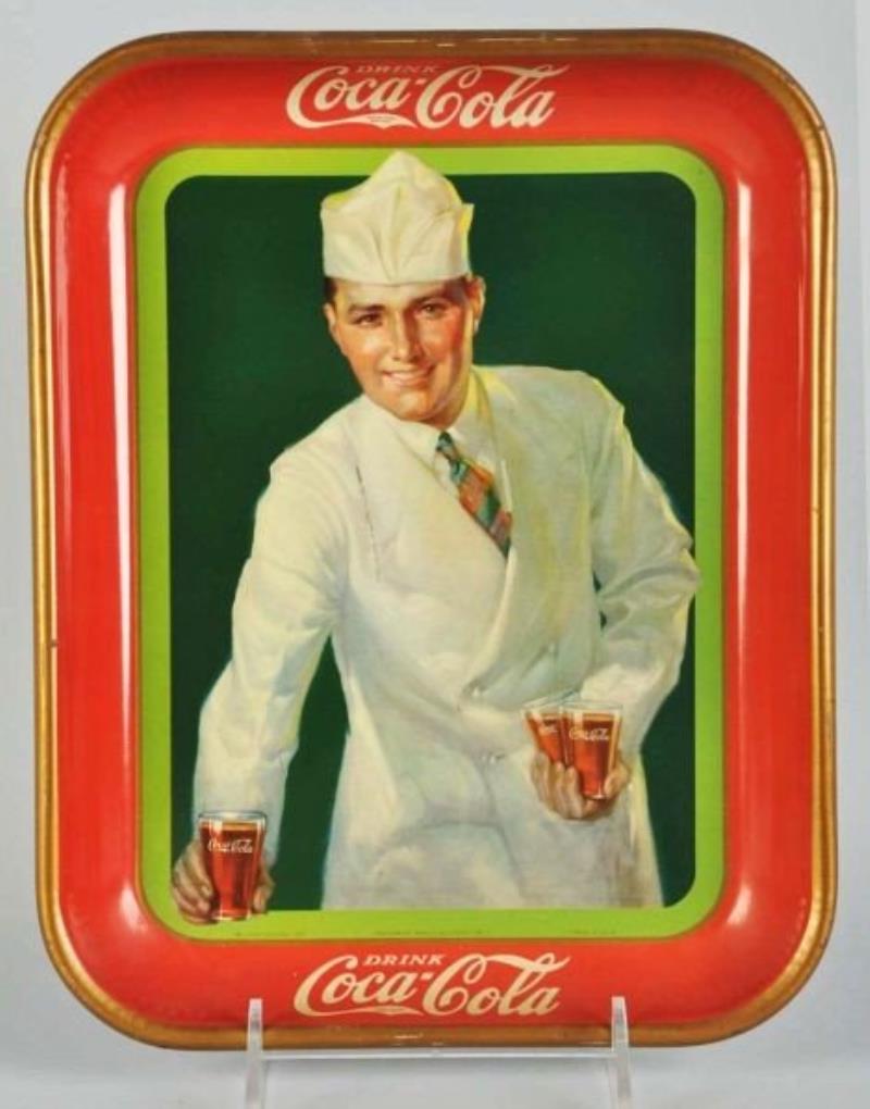 1928 Coca-Cola Serving Tray.