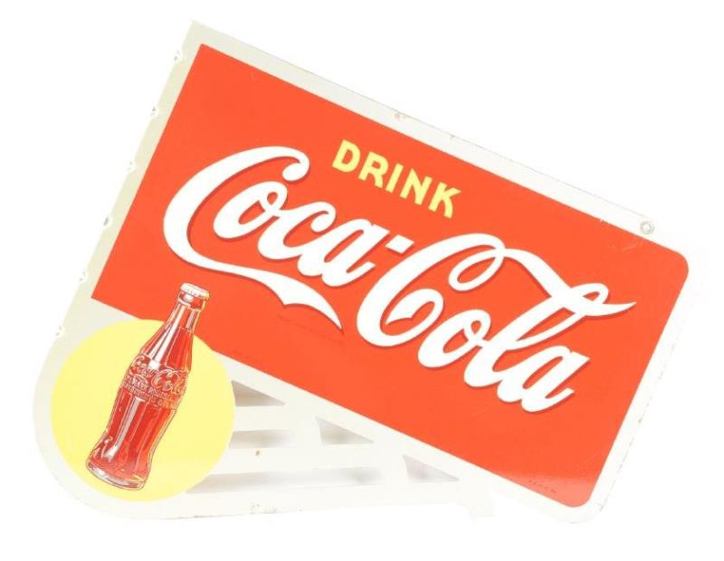 1946 Coca-Cola Tin Advertising Flange Sign