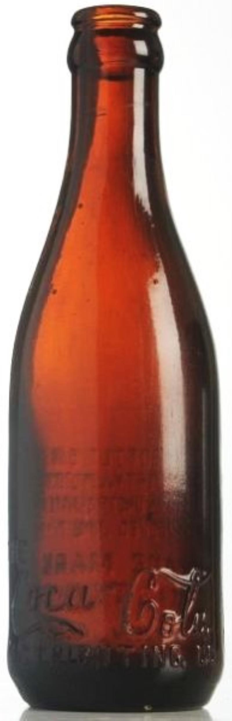 Coca-Cola Amber Senate Bottle From Dayton, OH.