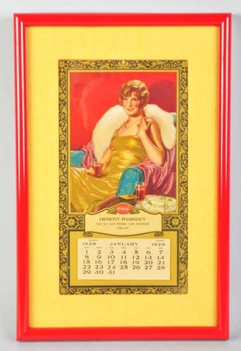 1928 Coca-Cola Distributor Calendar.