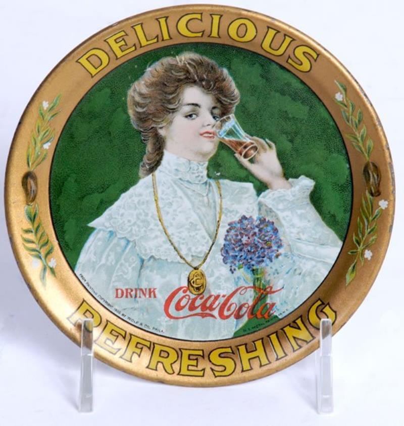 1906 COCA-COLA CHANGE TRAY