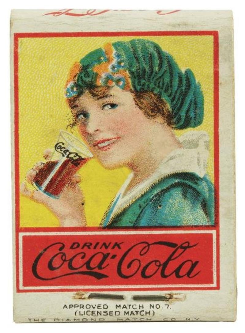 Circa 1914 Coca-Cola Matchbook.