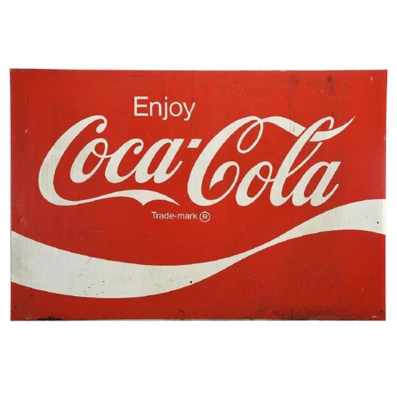 Enjoy Coca-Cola Advertising Panel Sign