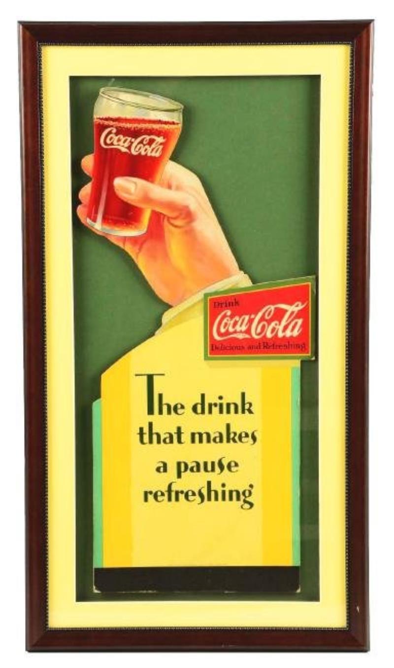 Coca-Cola Diecut Advertising Sign