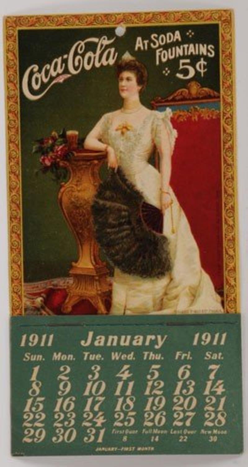 COMPLETE 1911 COCA-COLA CALENDAR