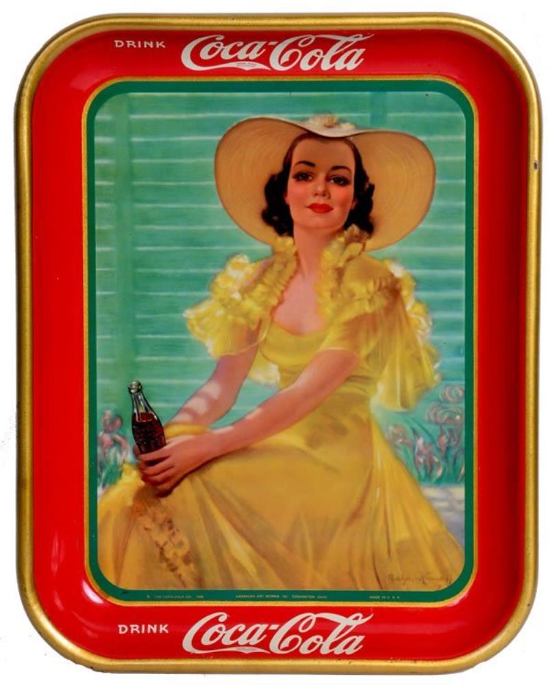 1938 COCA-COLA SERVING TRAY