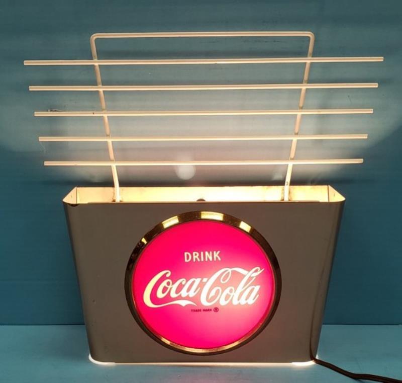 Scarce Coca Cola Hanging Wall Sconce Light