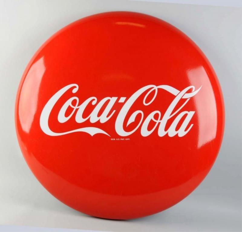 1950’s Plain 3’ Coca-Cola Porcelain Button.