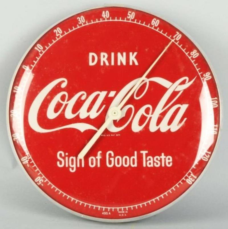 1957 Coca-Cola Dial Thermometer