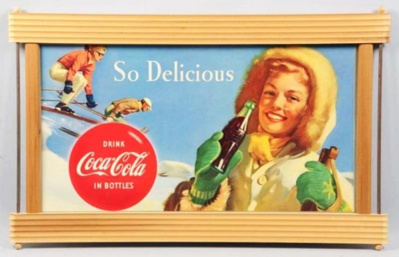 1940s Coca-Cola Poster & New Frame