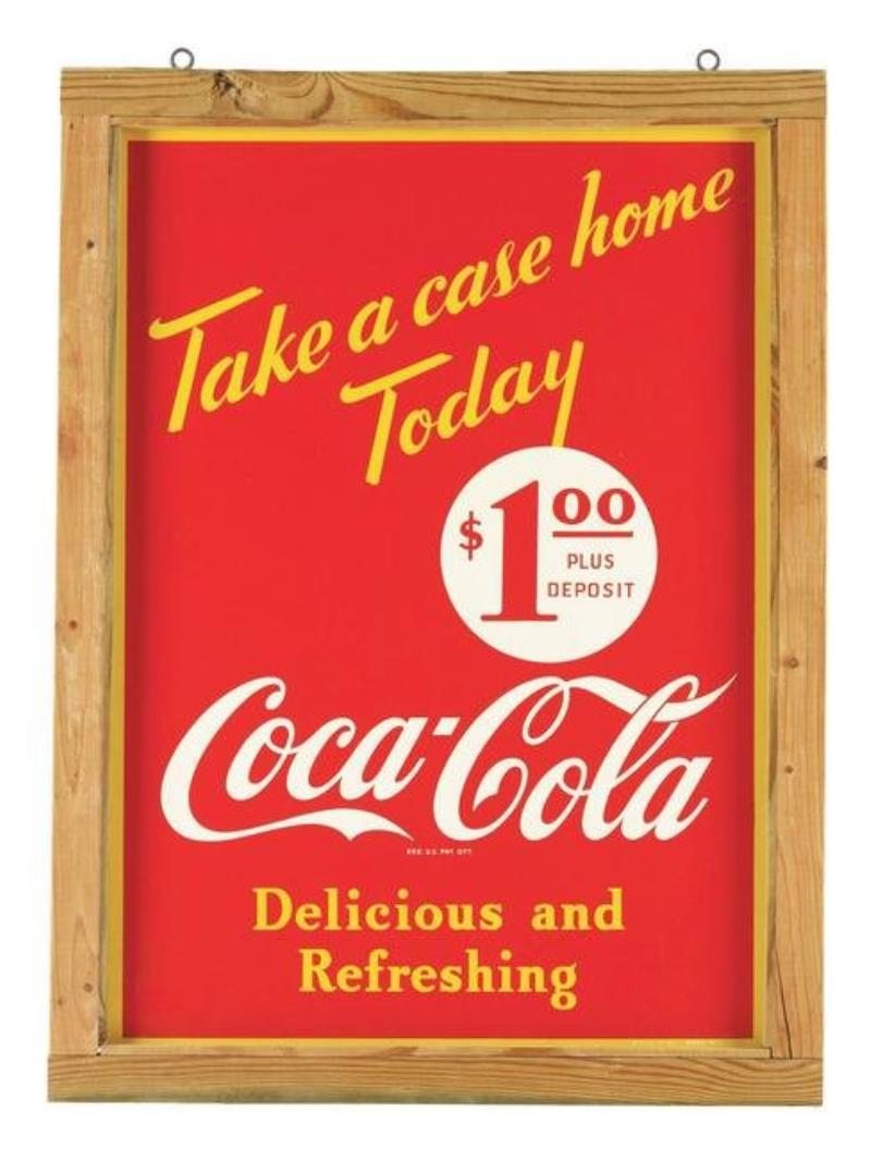 1947 Two-Sided Coca-Cola Sidewalk Sign