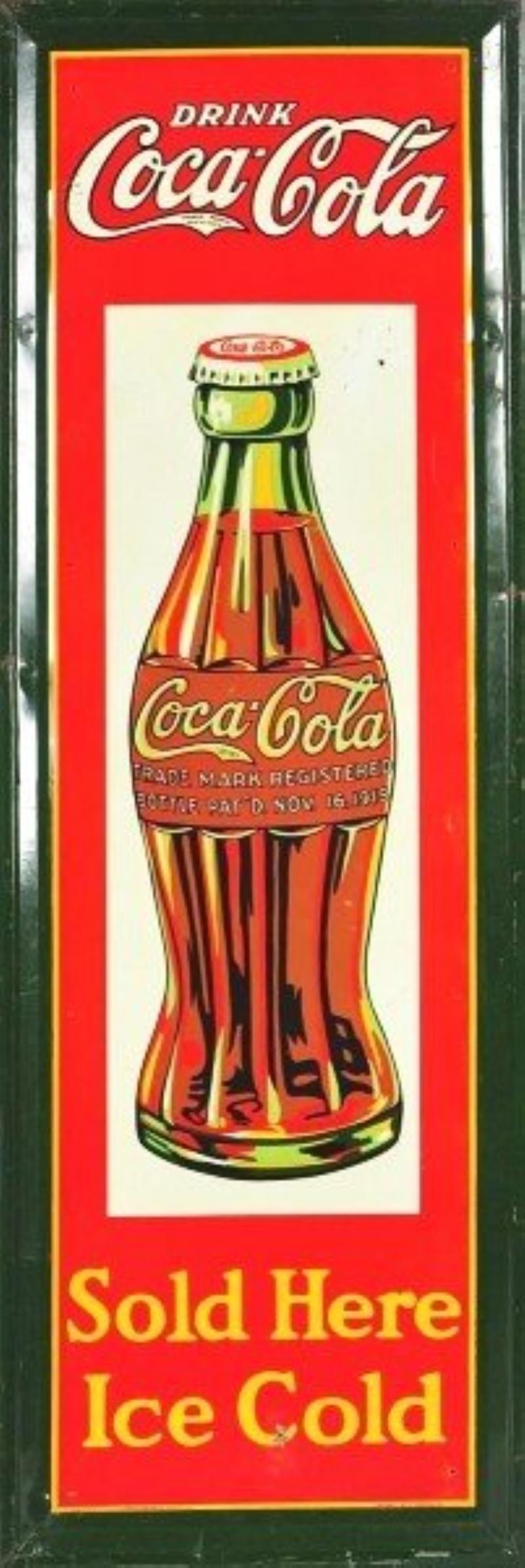 COCA-COLA EARLY EMBOSSED TIN SIGN Value & Price Guide