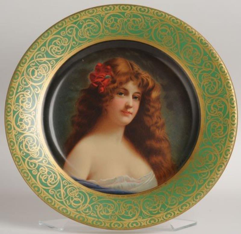 CIRCA 1906 TO 1908 COCA-COLA VIENNA ART PLATE