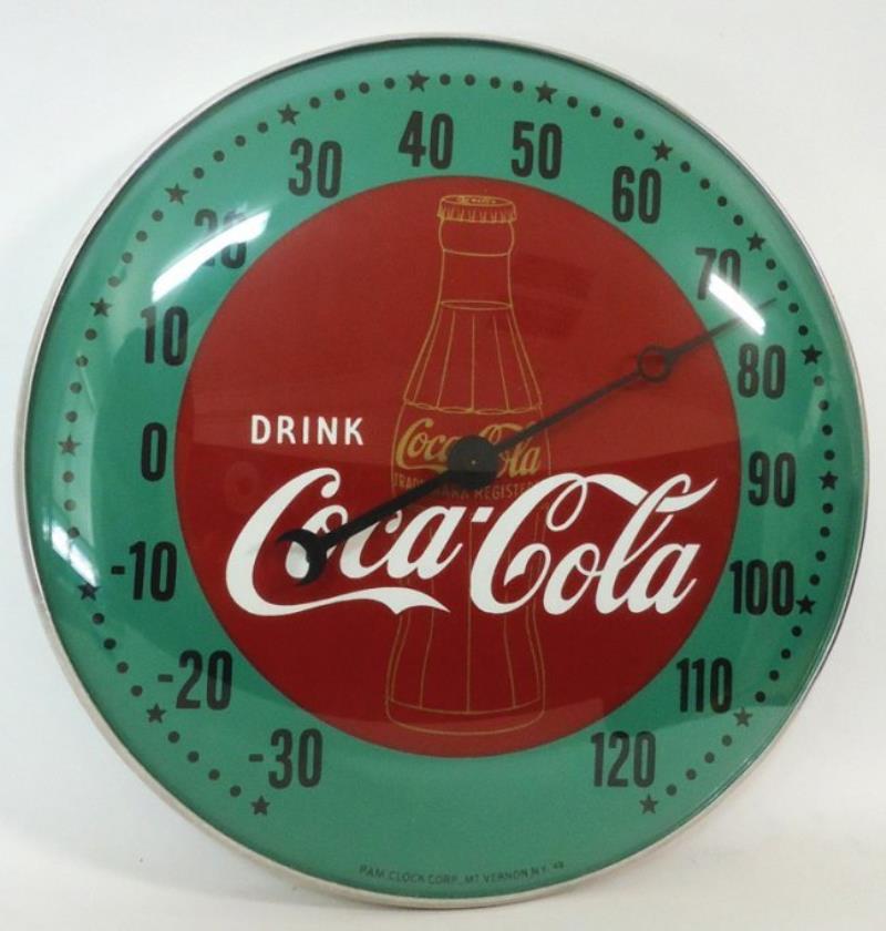 COCA-COLA THERMOMETER 1948