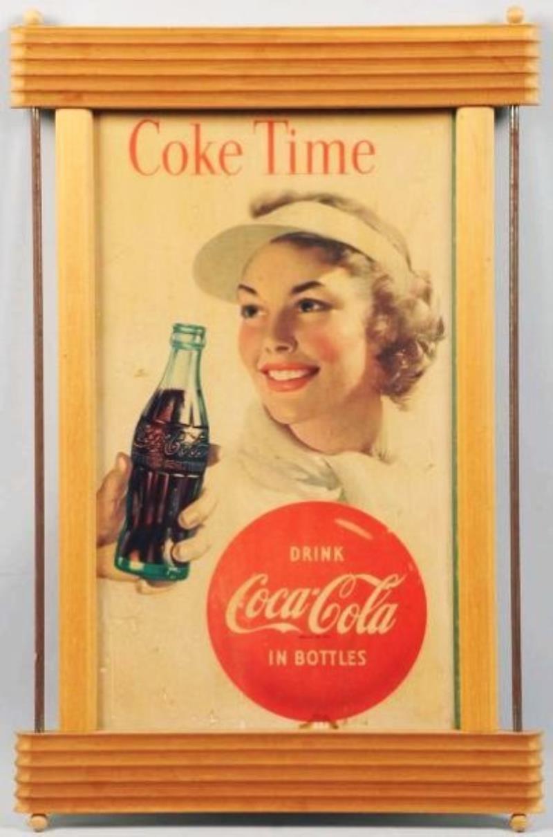 1950s Coca-Cola Poster & New Frame.