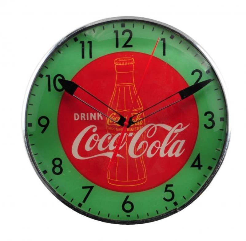 Coca - Cola Electric Light Up Clock.